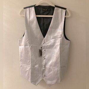 Silver Men's Vest size Small